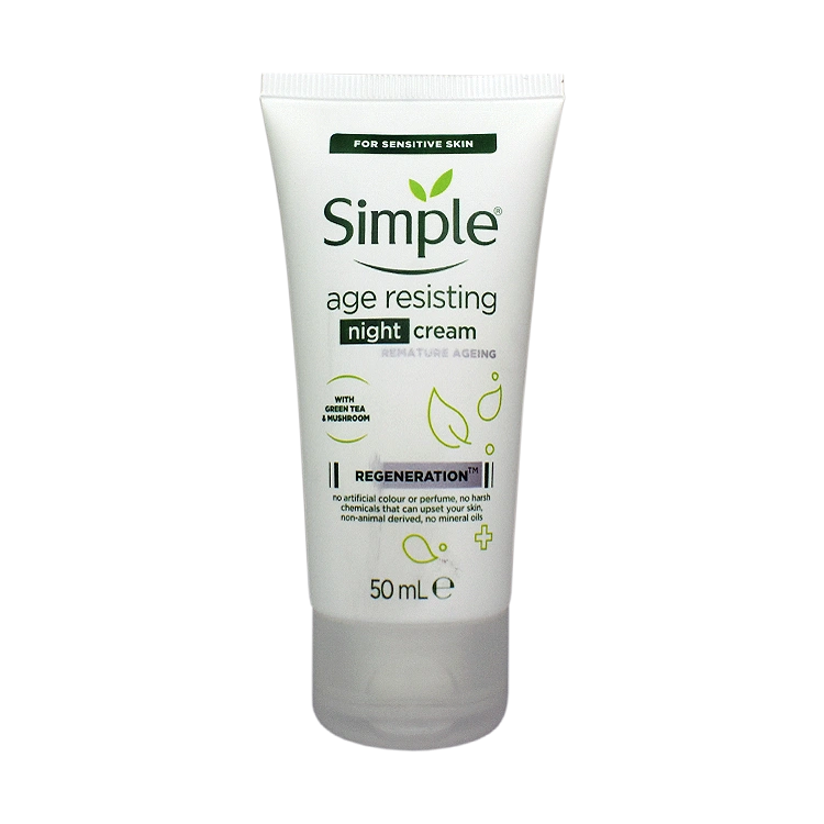 کرم شب ضد پیری سیمپل مدل Age Resisting حجم 50 میلی لیتر
