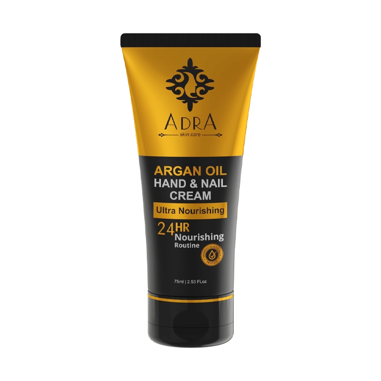 کرم مرطوب کننده دست و ناخن روغن آرگان آدرا حجم 75 میلی لیتر