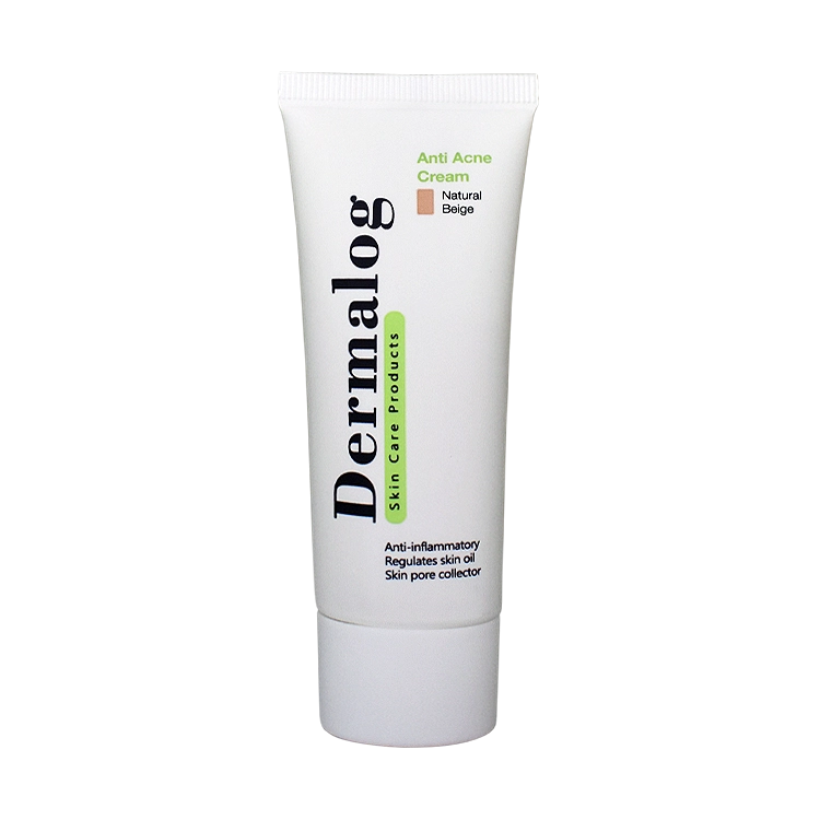 کرم ضد جوش رنگی بژ طبیعی درمالوگ حجم 50 میلی لیتر