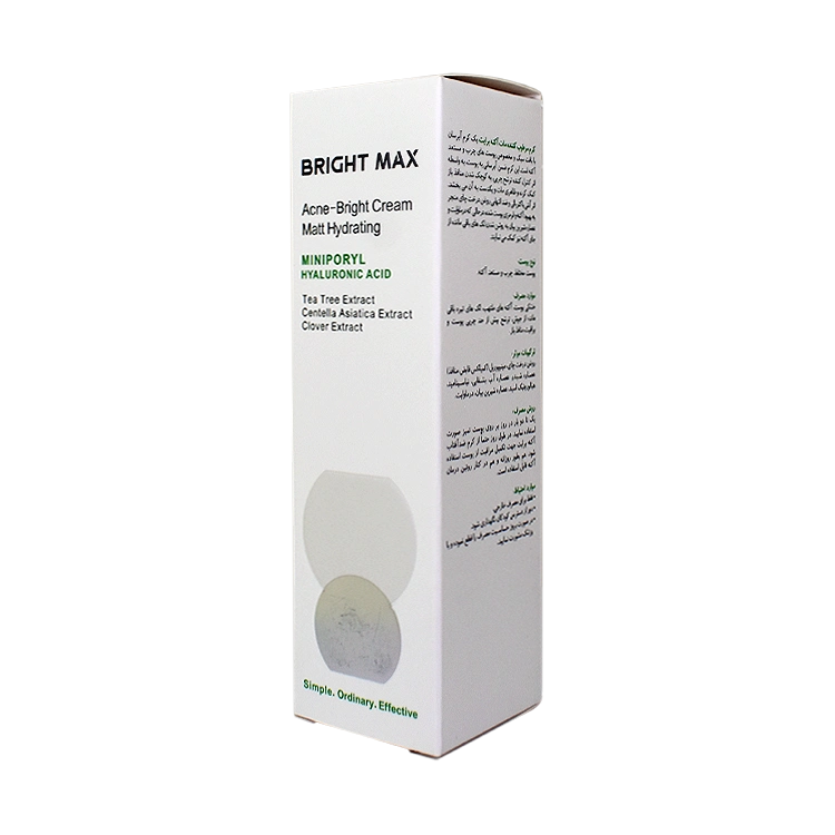 قیمت کرم آبرسان و مرطوب کننده مات پوست های چرب و آکنه دار برایت مکس حجم 40 میلی لیتر