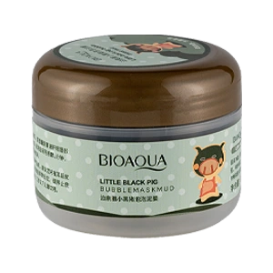 ماسک صورت حبابی زغال فعال و خاک رس بیوآکوا حجم 100 میلی لیتر