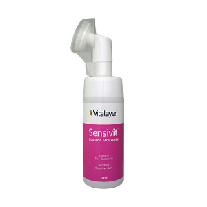 فوم شستشوی صورت پوست های حساس سنسی ویت ویتالیر حجم 150 میلی لیتر