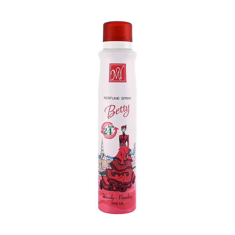 اسپری بدن زنانه بتی مای حجم 200 میلی لیتر