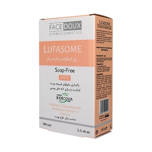 پن اسکراب و لایه بردار لوفازوم فیس دوکس وزن 100 گرم