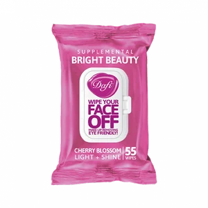 دستمال مرطوب پاک کننده آرایش دافی مدل Japanese Recipe بسته 55 عددی