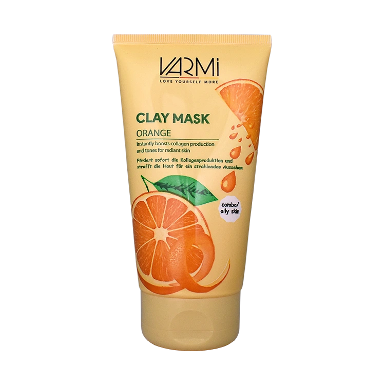ماسک خاک رسی روشن کننده پرتقال وارمی حجم 150 میلی لیتر