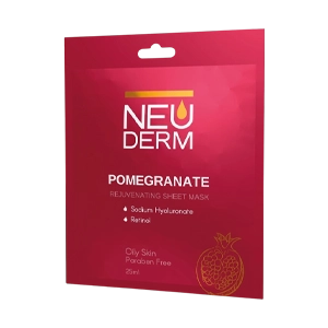 ماسک صورت عصاره انار نئودرم حجم 25 میلی لیتر