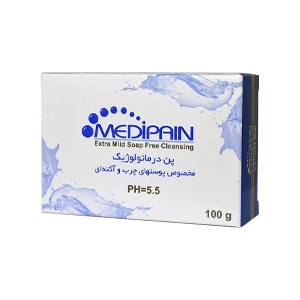 پن شوینده درماتولوژیک پوست های چرب و آکنه ای مدیپن وزن 100 گرم