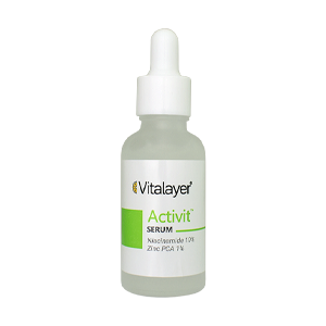 سرم نیاسینامید 10 درصد جمع کننده منافذ پوست اکتی ویت ویتالیر حجم 30 میلی لیتر
