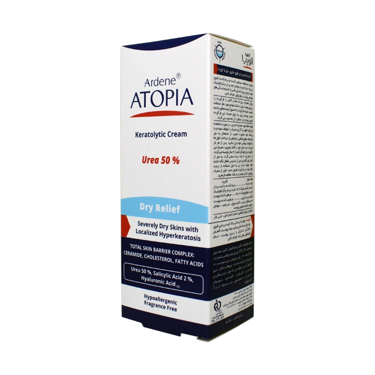 قیمت کرم لایه بردار قوی اوره 50 درصد درای ریلیف آردن آتوپیا وزن 50 گرم