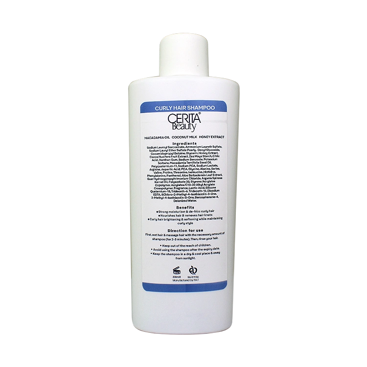 خرید شامپو موهای فر سریتا حجم 200 میلی لیتر