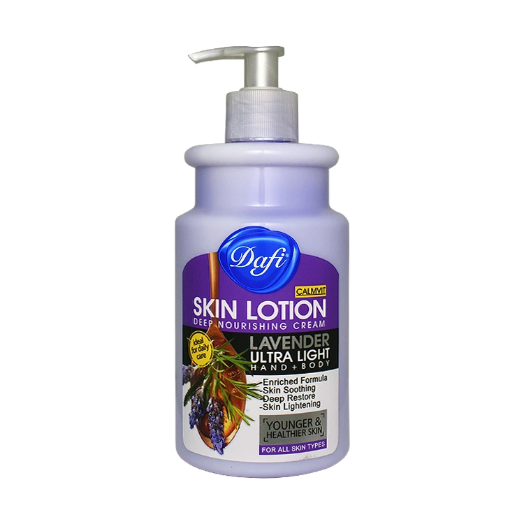 لوسیون بدن مرطوب کننده عصاره اسطوخودوس دافی حجم 470 میلی لیتر