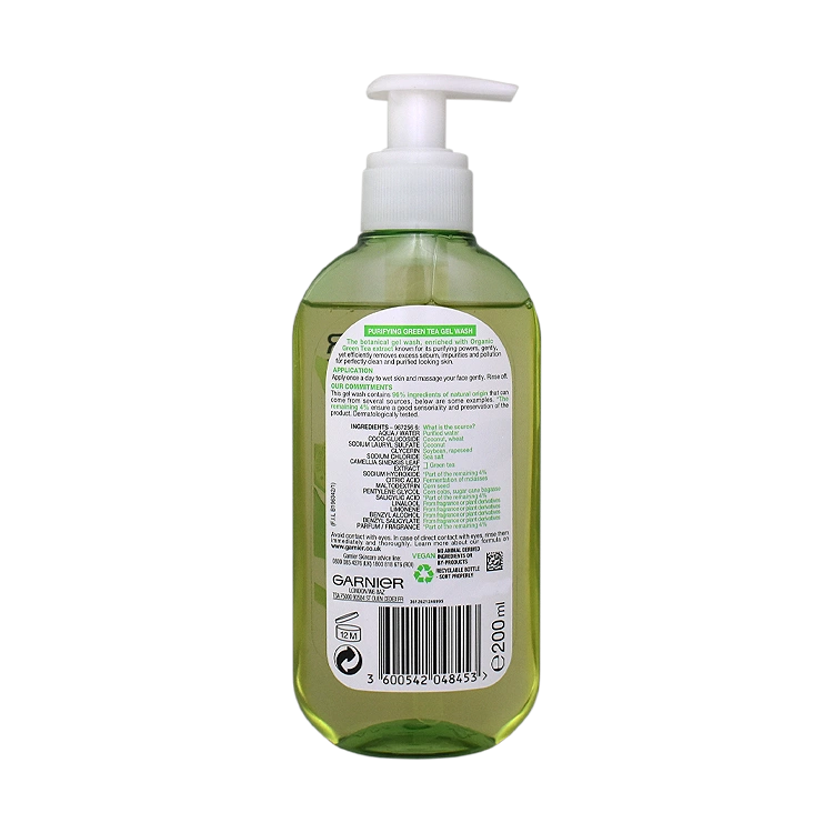 خرید ژل شستشوی پوست های مختلط و چرب درخت چای گارنیه حجم 200 میلی لیتر