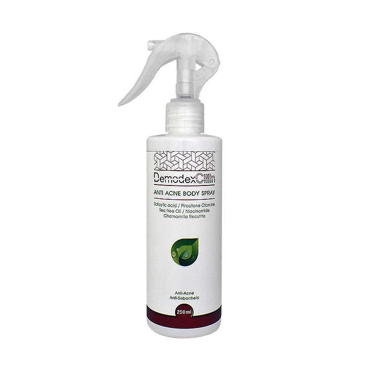 اسپری ضد جوش بدن دمودکسیلین حجم 250 میلی لیتر