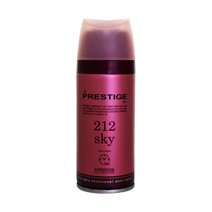 اسپری بدن زنانه پرستیژ مدل 212 Sky حجم 150 میلی لیتر