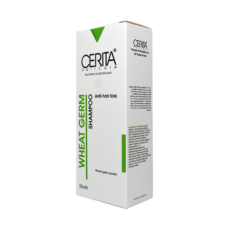 قیمت شامپو ضد ریزش جوانه گندم سریتا حجم 200 میلی لیتر