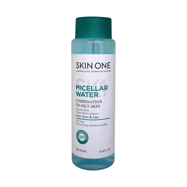 میسلار واتر پوست های مختلط و چرب اسکین وان حجم 250 میلی لیتر