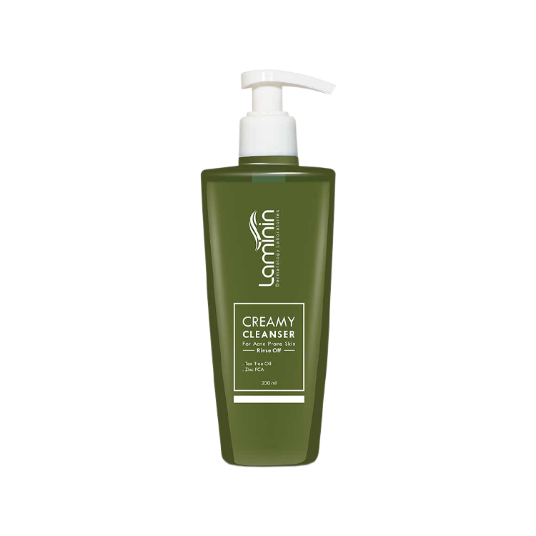 کرم شستشوی صورت پوست های مستعد جوش لامینین حجم 200 میلی لیتر