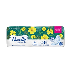 نوار بهداشتی بالدار مشبک ناولتی مدل Classic سایز خیلی بزرگ بسته 8 عددی