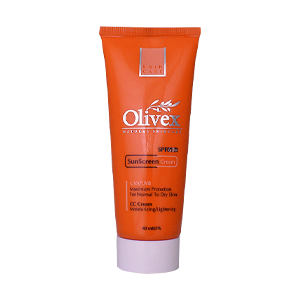 کرم ضد آفتاب سی سی بی رنگ پوست های خشک و معمولی الیوکس SPF60 حجم 50 میلی لیتر