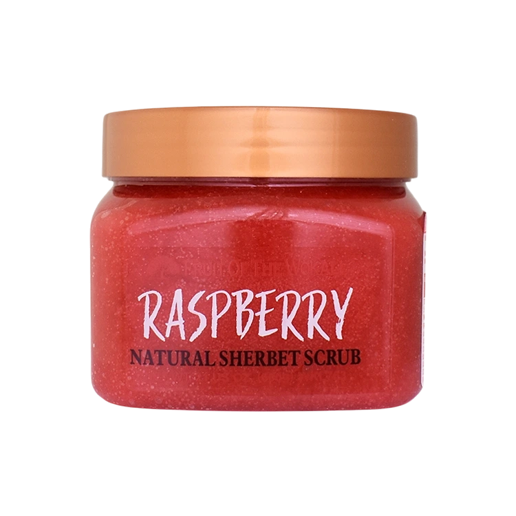 ژل اسکراب شکری بدن تمشک وکالی وزن 600 گرم