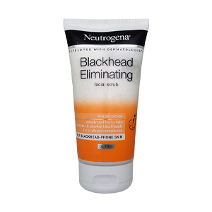 اسکراب صورت جوش های سر سیاه نوتروژینا مدل Blackhead Eliminating حجم 150 میلی لیتر