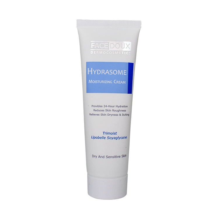 کرم مرطوب کننده و آبرسان پوست های خشک و حساس هیدرازوم فیس دوکس حجم 50 میلی لیتر