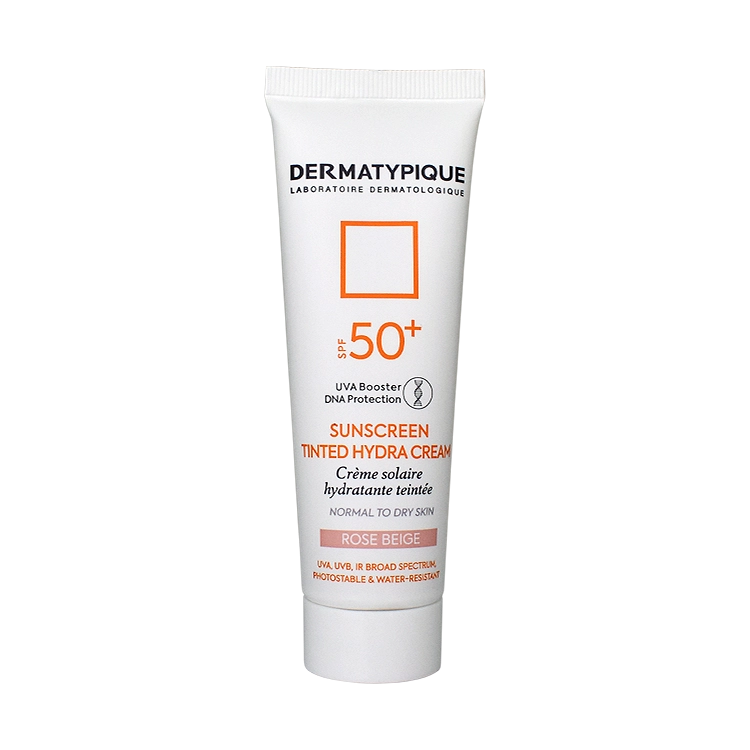 کرم ضد آفتاب رز بژ پوست های خشک و معمولی درماتیپیک SPF50 حجم 50 میلی لیتر