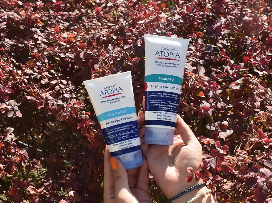 نقد و بررسی لوسیون شوینده مرطوب کننده صورت پوست های خشک و خیلی خشک درای ریلیف آردن آتوپیا وزن 150 گرم