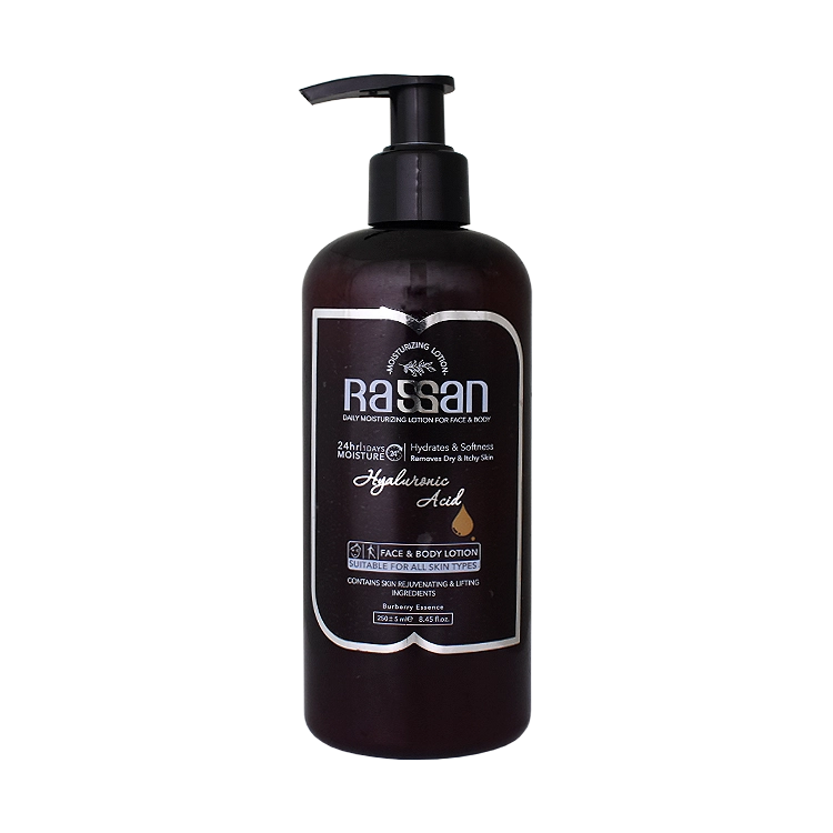 لوسیون صورت و بدن راسن حجم 250 میلی لیتر