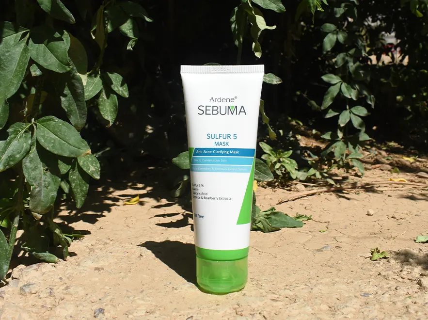 نقد و بررسی ماسک ضد جوش و پاکسازی کننده پوست چرب آردن سبوما مدل Sulfur 5 وزن 75 گرم