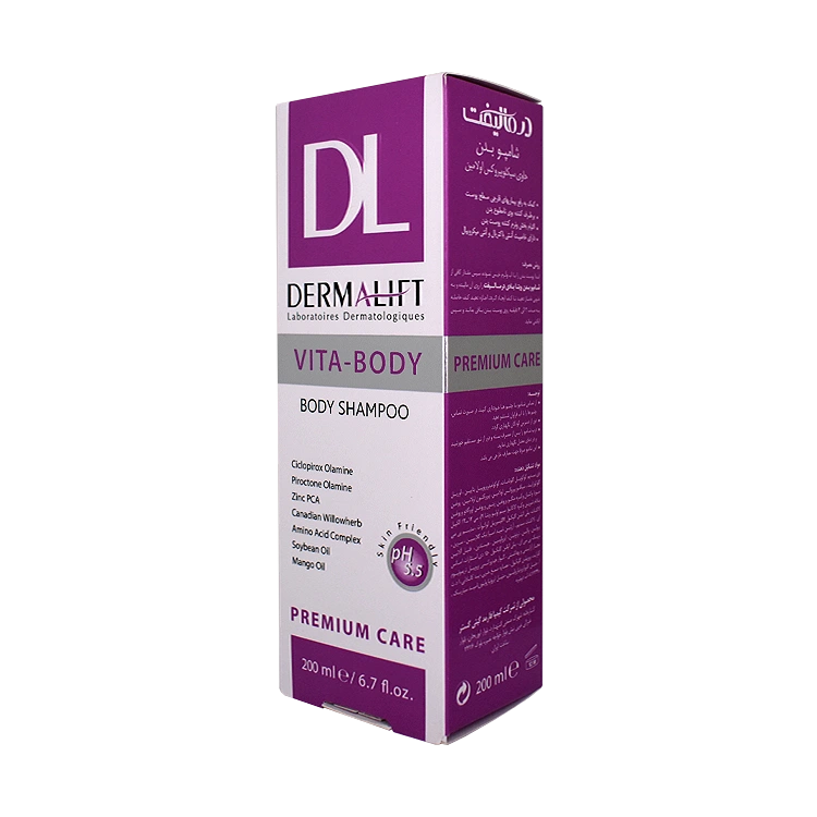 قیمت شامپو بدن ضد قارچ ویتا بادی درمالیفت حجم 200 میلی لیتر