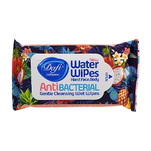 دستمال مرطوب آنتی باکتریال دست و صورت دافی بسته 12 عددی