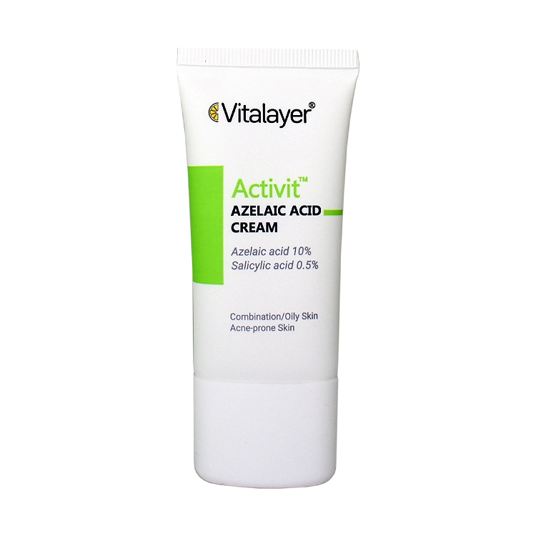 کرم آزلائیک اسید 10 درصد ویتالیر حجم 30 میلی لیتر
