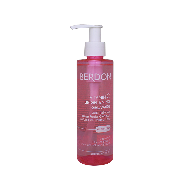 ژل شستشوی صورت روشن کننده ویتامین سی انواع پوست بردون حجم 200 میلی لیتر