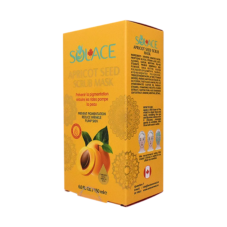 قیمت ماسک اسکراب روشن کننده هسته زردآلو سولس حجم 150 میلی لیتر