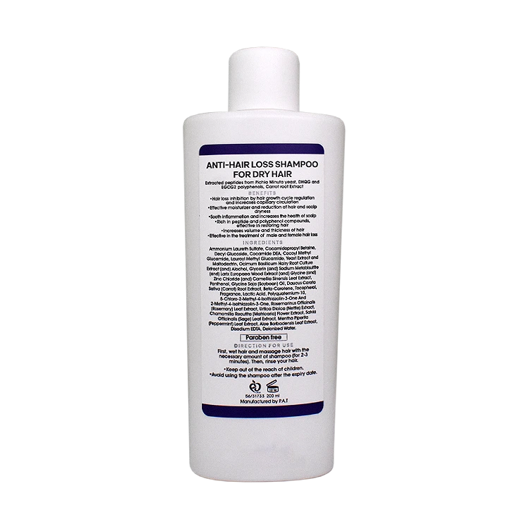 خرید شامپو ضد ریزش موهای خشک مینوتا سریتا حجم 200 میلی لیتر