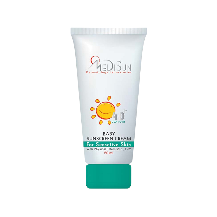 کرم ضد آفتاب کودک مدیسان SPF40 حجم 50 میلی لیتر