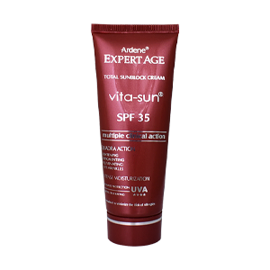 کرم ضد آفتاب روشن کننده و ضد چروک بی رنگ انواع پوست آردن اکسپرتیج SPF35 حجم 45 میلی لیتر