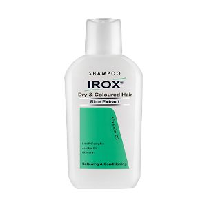 شامپو موهای خشک و رنگ شده سبوس برنج ایروکس حجم 200 میلی لیتر