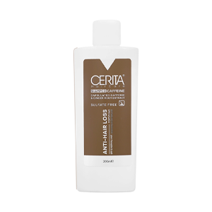 شامپو فاقد سولفات تقویت کننده و ضد ریزش کافئین سریتا حجم 200 میلی لیتر