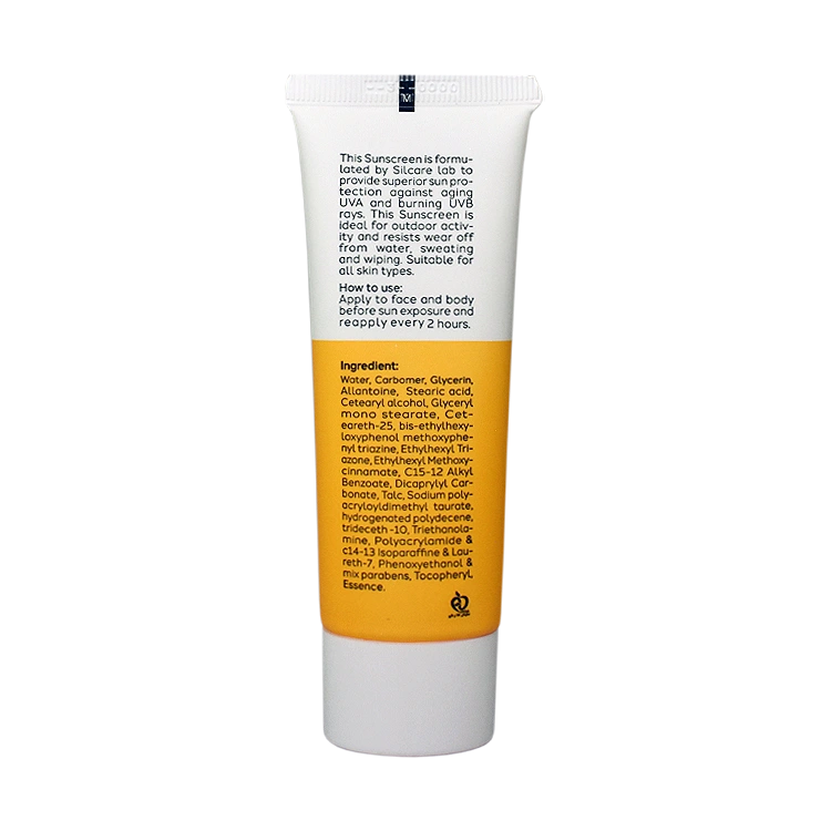 خرید کرم ضد آفتاب بی رنگ انواع پوست سیلکر SPF30 حجم 50 میلی لیتر