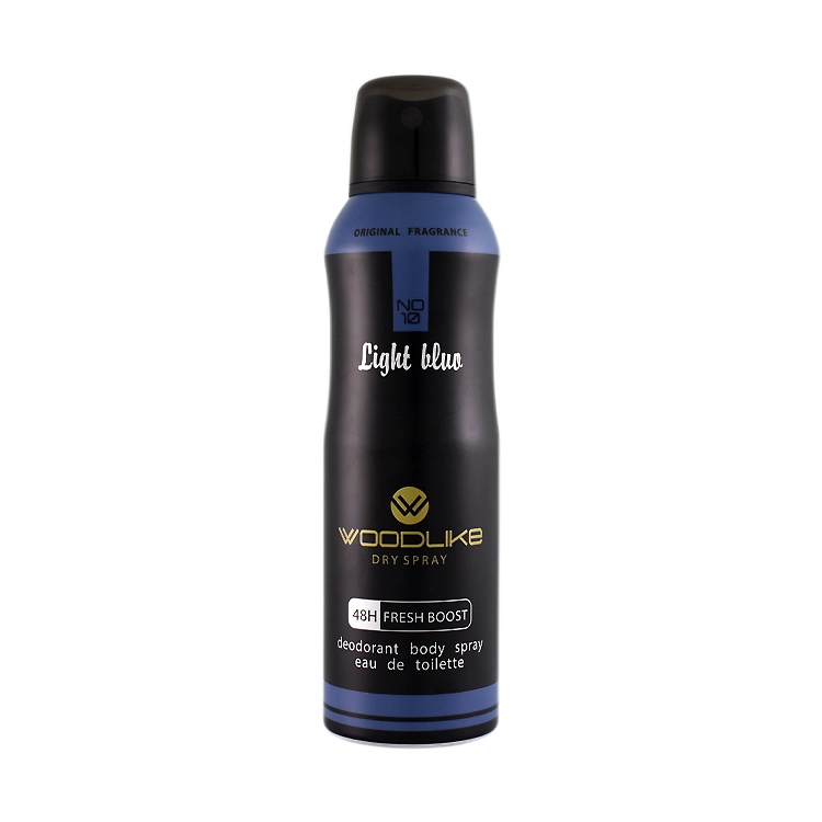 اسپری بدن مردانه وودلایک مدل Light Blue حجم 200 میلی لیتر