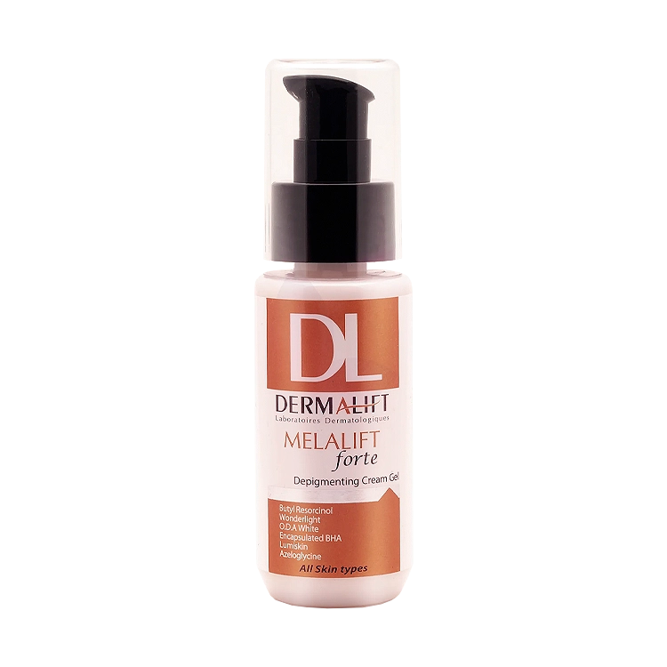 کرم ژل روشن کننده پوست ملالیفت فورت درمالیفت حجم 50 میلی لیتر