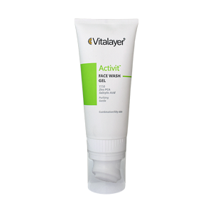 ژل شستشوی صورت پوست های مختلط و چرب اکتی ویت ویتالیر حجم 200 میلی لیتر