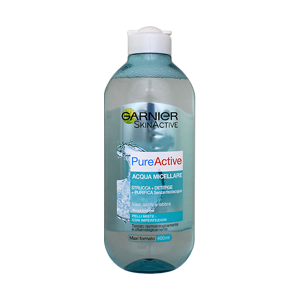 میسلار واتر پوست چرب و جوشدار پیور اکتیو گارنیه حجم 400 میلی لیتر