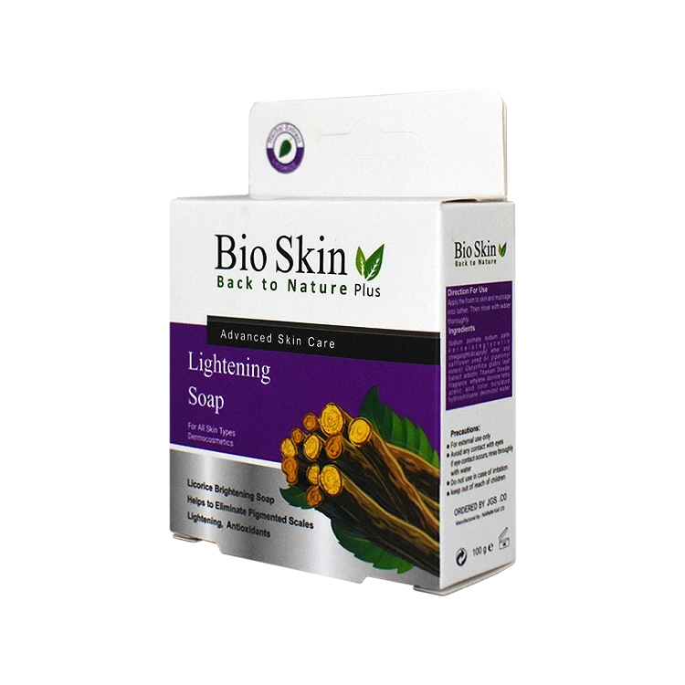 صابون روشن کننده شیرین بیان بایو اسکین وزن 100 گرم