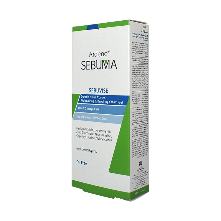 قیمت ژل کرم مرطوب کننده و بازسازی کننده آردن سبوما مدل Sebuvise حجم 40 میلی لیتر