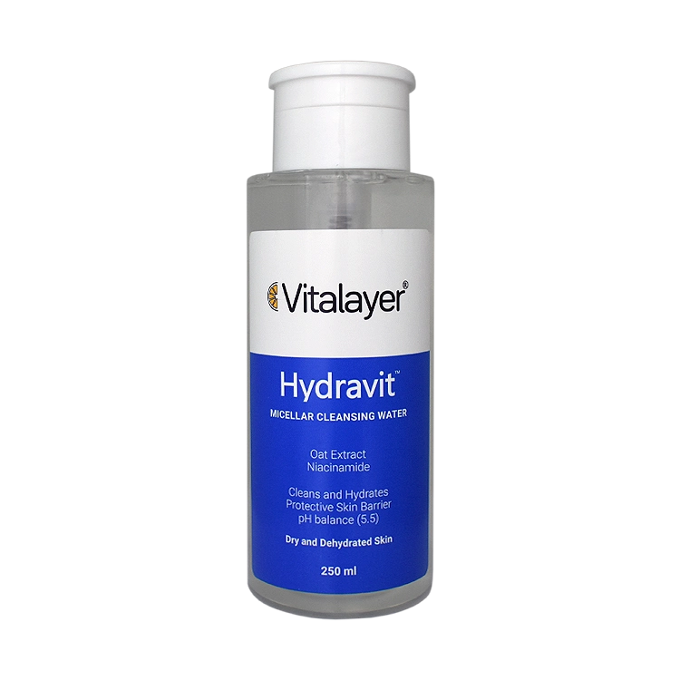 میسلار واتر پوست های خشک و دهیدراته هیدراویت ویتالیر حجم 250 میلی لیتر