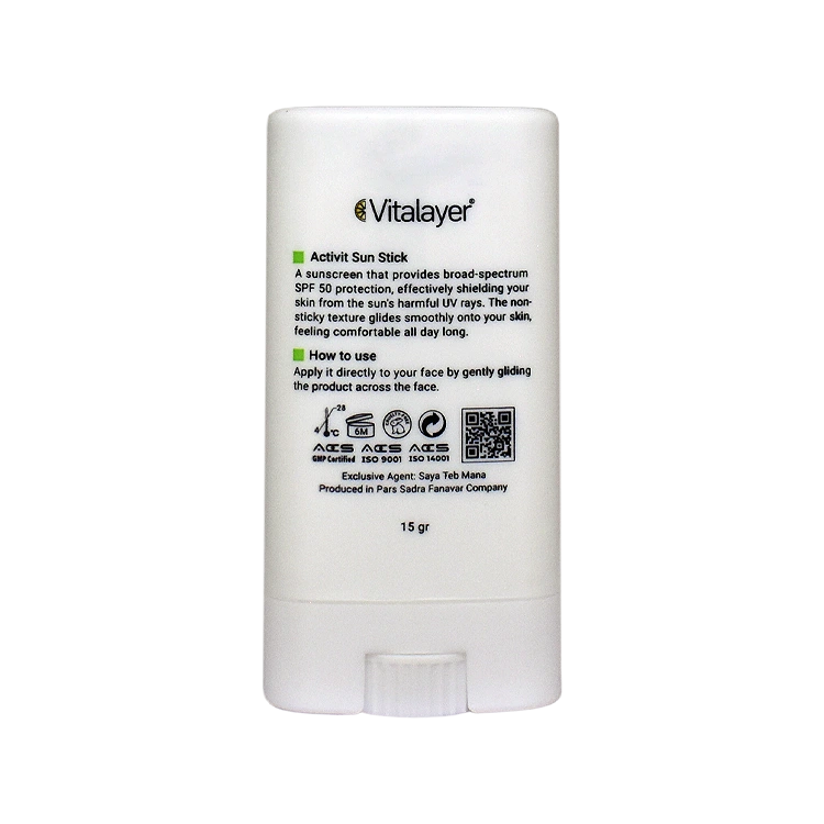 قیمت ضد آفتاب استیکی بی رنگ پوست های مختلط و چرب اکتی ویت ویتالیر SPF50 وزن 15 گرم